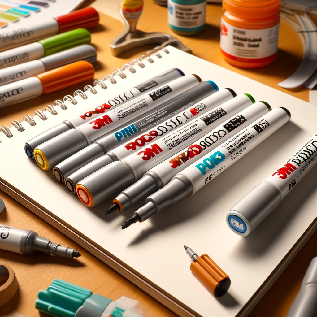 3M Fine Posca Markers with Reversible Tips