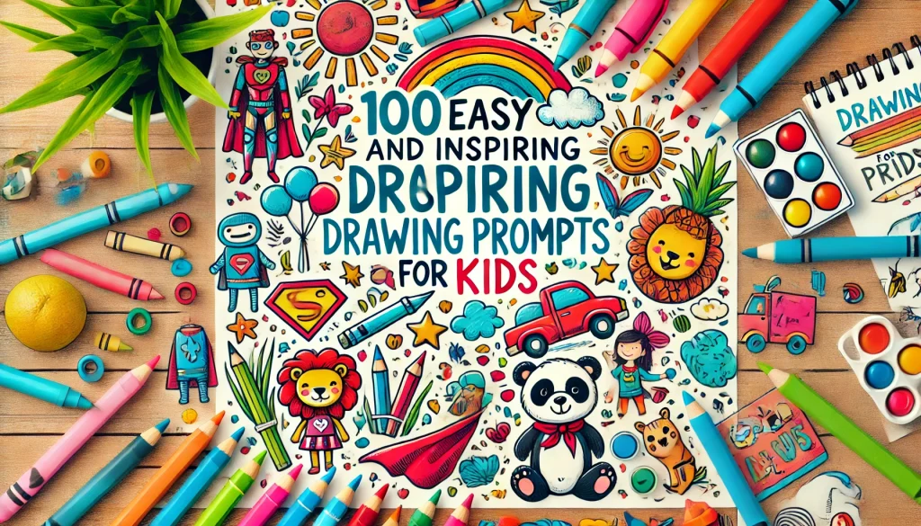 100 Easy and Inspiring Drawing Prompts for Kids