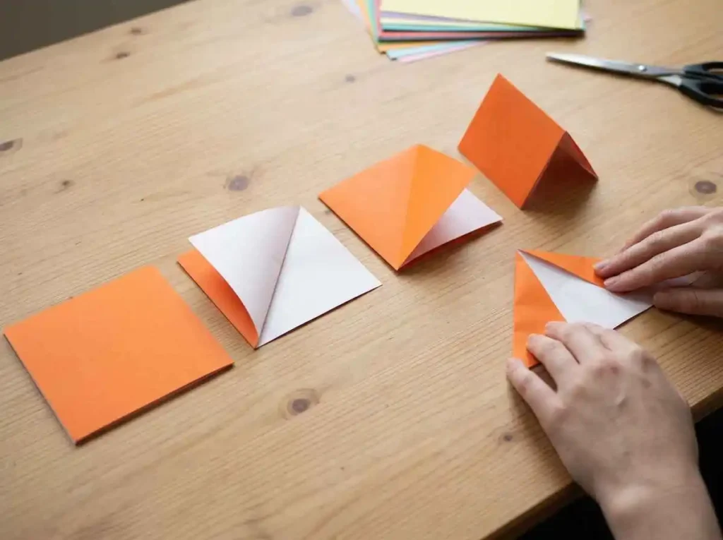 Basic origami folding techniques for beginners