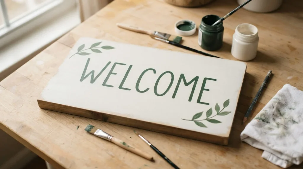DIY Painted Wooden Signs