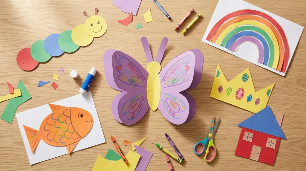 easy paper crafts for kids