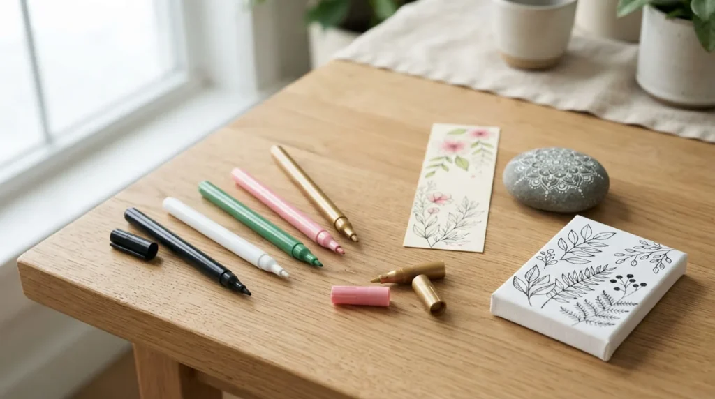 fine point acrylic paint pens