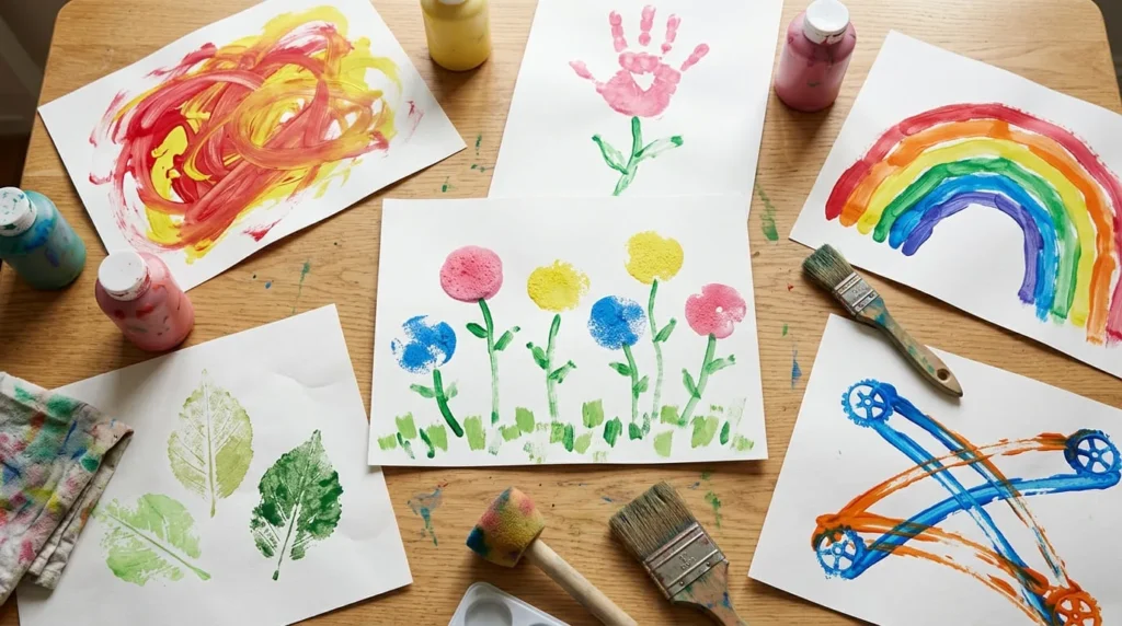 simple painting activities for preschoolers